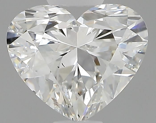 0.6 carat F-SI1 Natūralus Heart Deimantas (1)