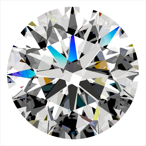 0.4 carat G-SI1 Excellent cut Natūralus Round Deimantas (1)