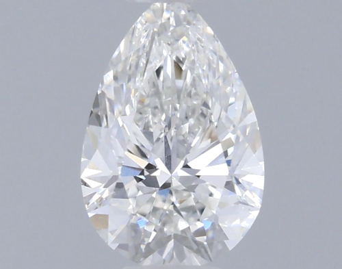 0.44 carat F-SI1 Natūralus Pear Deimantas (1)