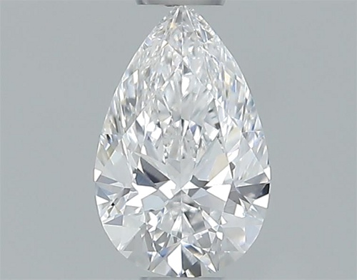 0.3 carat D-VVS1 Natūralus Pear Deimantas (1)