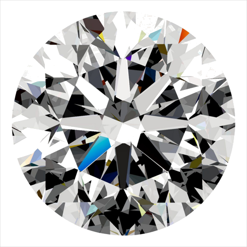 0.3 carat F-VVS2 Very Good cut Natūralus Round Deimantas (1)