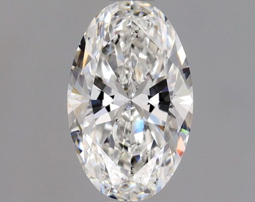 1.0 carat G-SI2 Natūralus Oval Deimantas (1)