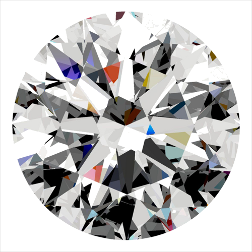 0.39 carat F-VS2 Excellent cut Natūralus Round Deimantas (1)