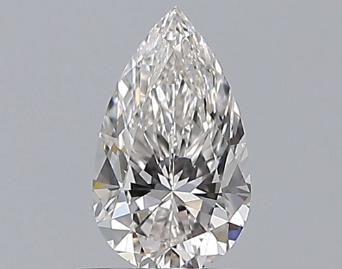 0.65 carat H-VVS1 Natūralus Pear Deimantas (1)