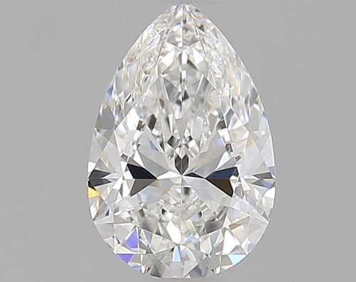 0.5 carat F-VVS1 Natūralus Pear Deimantas (1)