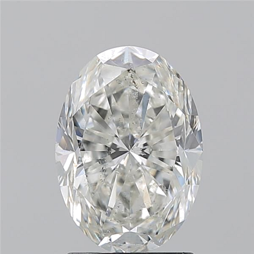 2.21 carat H-SI2 Natūralus Oval Deimantas (1)