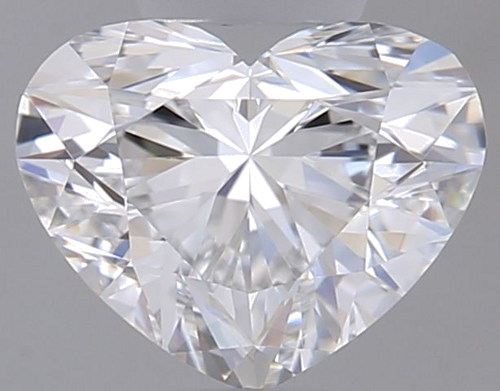 0.49 carat E-VVS2 Natūralus Heart Deimantas (1)
