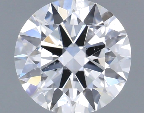 0.37 carat F-SI1 Excellent cut Natūralus Round Deimantas (1)