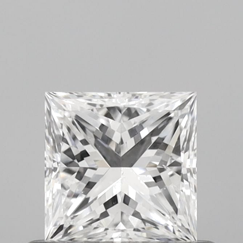 0.58 carat D-VS2 Natūralus Princess Deimantas (1)