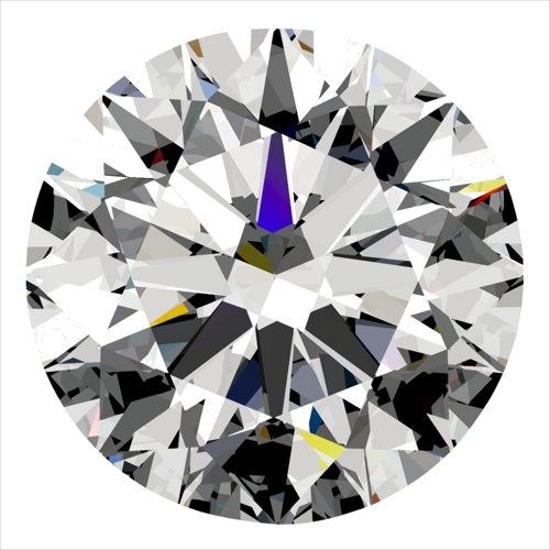 0.4 carat F-SI1 Very Good cut Natūralus Round Deimantas (1)