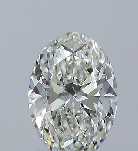 0.51 carat J-VVS2 Natūralus Oval Deimantas (1)