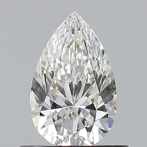 0.59 carat G-VVS1 Natūralus Pear Deimantas (1)