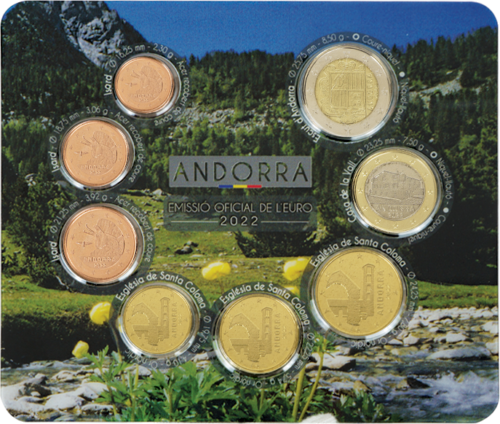 2022 Andorra BU euro coin set (4)