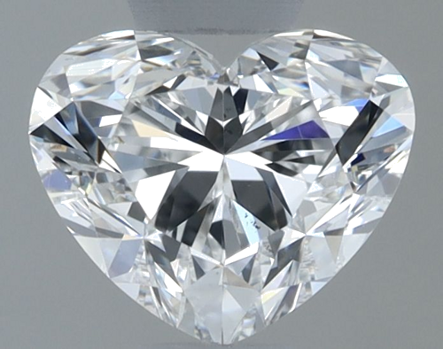 0.82 carat F-SI1 Natūralus Heart Deimantas (1)