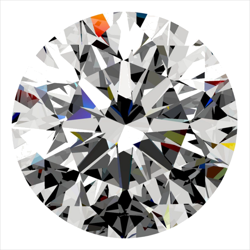 0.3 carat F-VS1 Very Good cut Natūralus Round Deimantas (1)