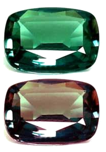 0.13 carat GREEN Cushion Alexandrite (1)