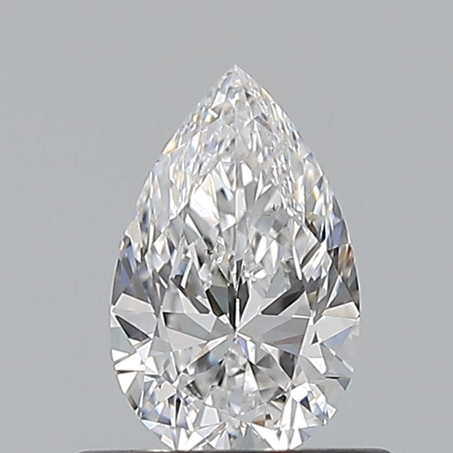 0.5 carat D-VS2 Natūralus Pear Deimantas (1)