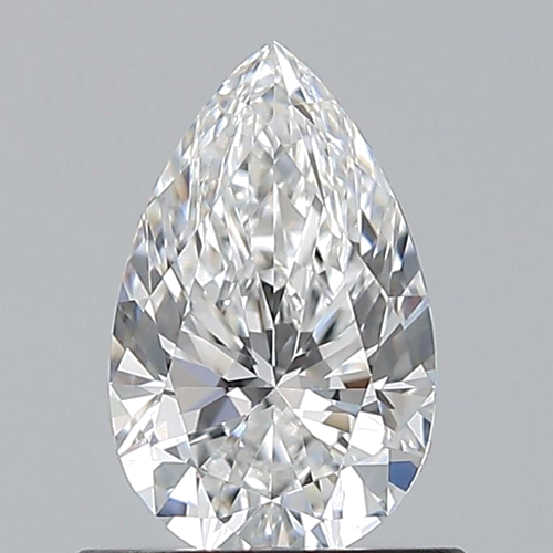0.7 carat E-VVS2 Natūralus Pear Deimantas (1)