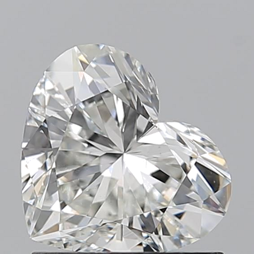 1.01 carat I-VS2 Natūralus Heart Deimantas (1)