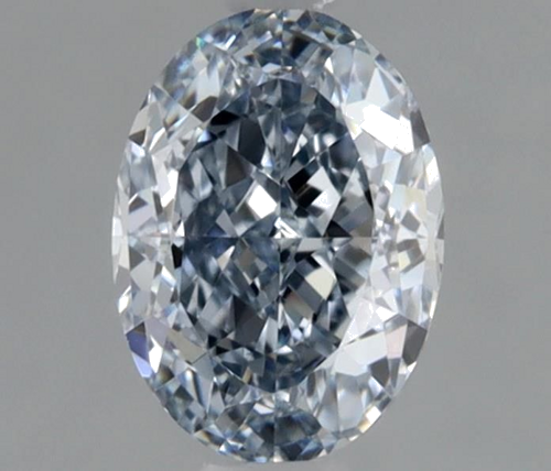0.62 carat Fancy Intense Blue-VVS2 Natūralus Oval Deimantas (1)