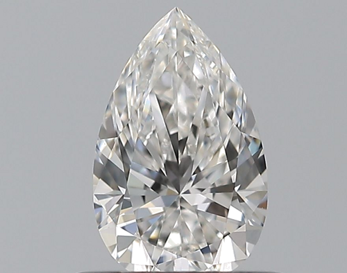 0.5 carat E-VS1 Natūralus Pear Deimantas (1)