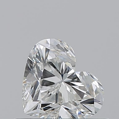 0.53 carat H-VS2 Natūralus Heart Deimantas (1)
