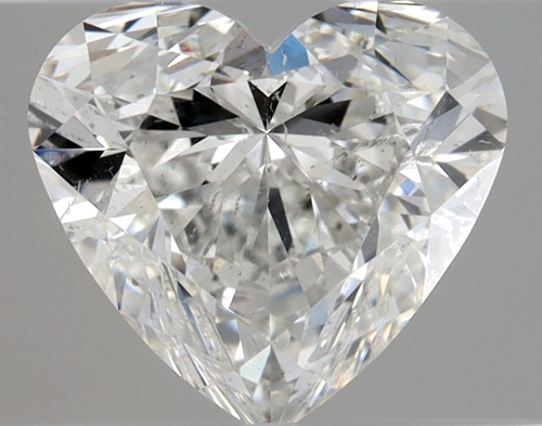1.21 carat H-SI2 Natūralus Heart Deimantas (1)
