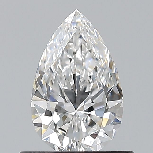 0.6 carat D-VS1 Natūralus Pear Deimantas (1)
