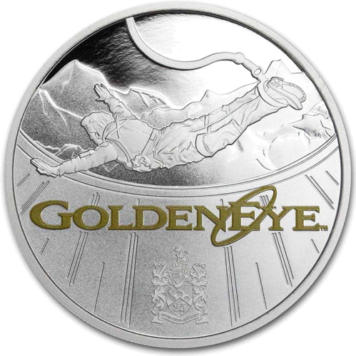 1 oz James Bond Golden Eye 2020 Australija PROOF sidabrinė moneta (1)