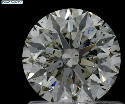 1.01 carat K-SI2 Excellent cut Natūralus Round Deimantas (1)