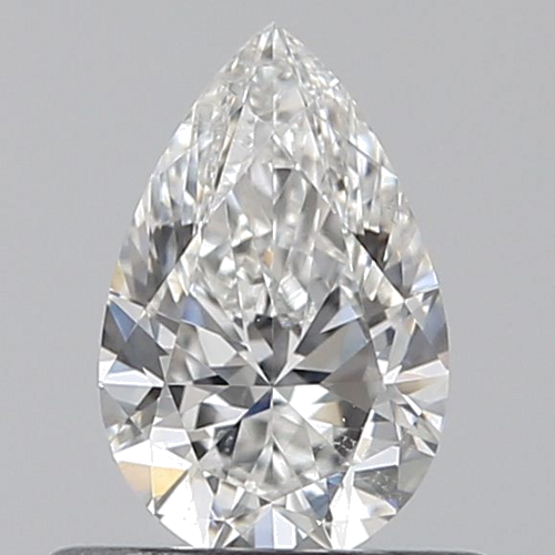 0.5 carat G-SI1 Natūralus Pear Deimantas (1)