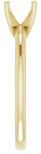 Sužadėtuvių Žiedas „Solitaire“ 417 Geltonojo Aukso Oval 7mm x 5mm (4)