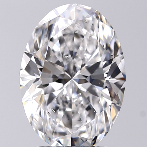 3.01 carat D-SI2 Natūralus Oval Deimantas (1)