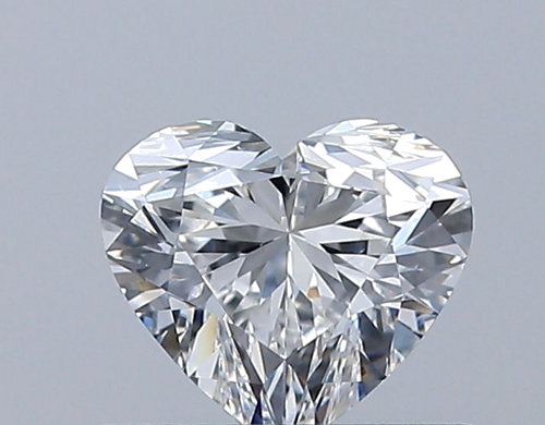 0.5 carat D-VS2 Natūralus Heart Deimantas (1)
