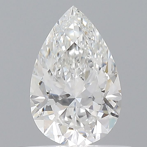 0.51 carat E-VS2 Natūralus Pear Deimantas (1)