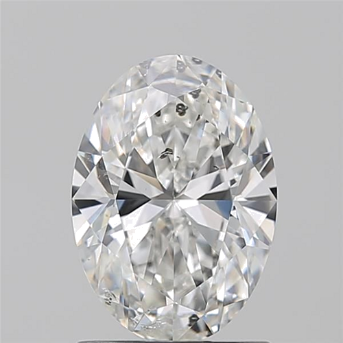 1.31 carat G-SI2 Natūralus Oval Deimantas (1)