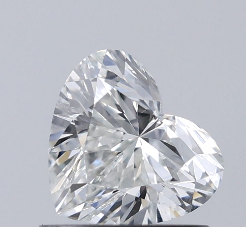0.61 carat H-SI1 Natūralus Heart Deimantas (1)