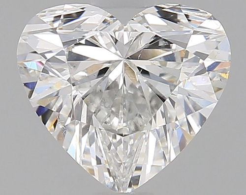 0.9 carat G-SI1 Natūralus Heart Deimantas (1)