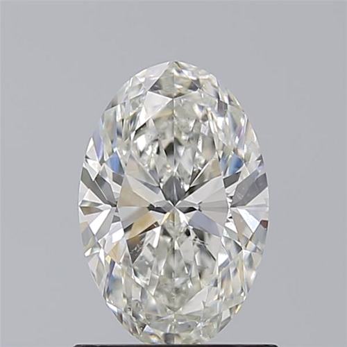 1.01 carat H-SI1 Natūralus Oval Deimantas (1)