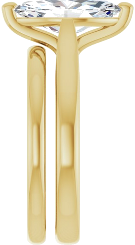 Sužadėtuvių Žiedas „Solitaire“ 585 Geltonojo Aukso Marquise 12mm x 6mm (9)