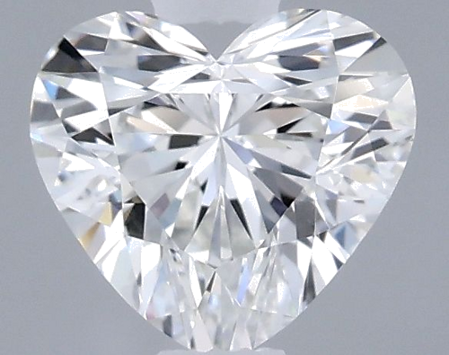 0.63 carat G-VVS2 Natūralus Heart Deimantas (1)