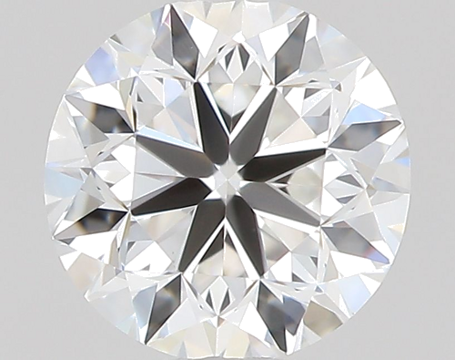 0.5 carat F-VVS2 Very Good cut Natūralus Round Deimantas (1)