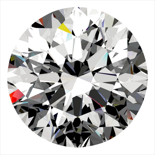 0.3 carat E-VVS2 Very Good cut Natūralus Round Deimantas (1)