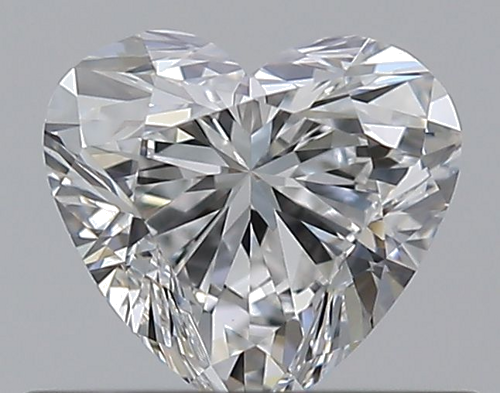 0.5 carat E-VS1 Natūralus Heart Deimantas (1)