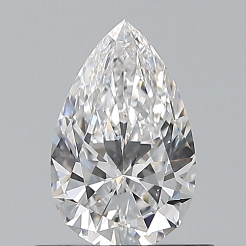 0.6 carat D-VS1 Natūralus Pear Deimantas (1)