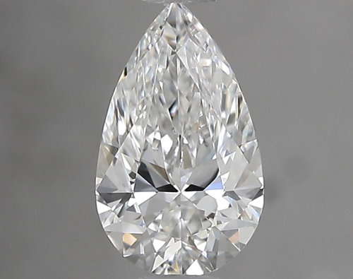 0.58 carat E-VVS2 Natūralus Pear Deimantas (1)