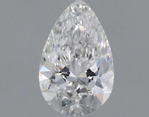 0.19 carat E-VS2 Natūralus Pear Deimantas (1)