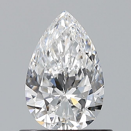 0.7 carat E-VS2 Natūralus Pear Deimantas (1)