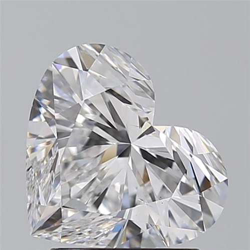 2.01 carat D-SI1 Natūralus Heart Deimantas (1)