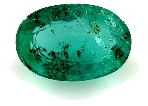 0.47 carat GREEN Oval Smaragdas (1)